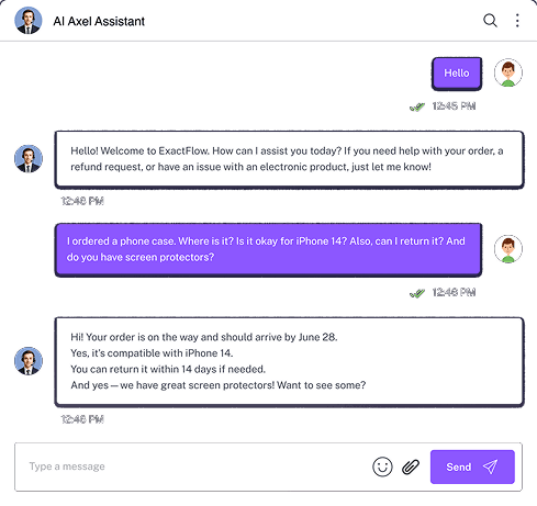Nia chat panel