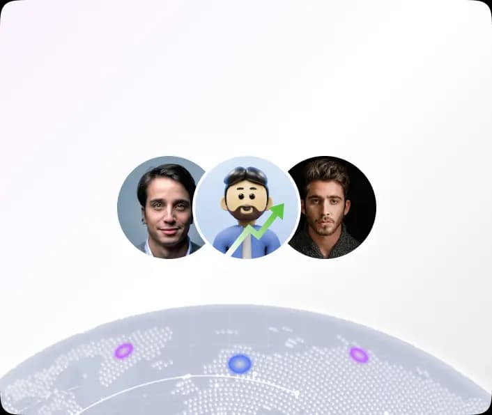 Multilingual agents globe