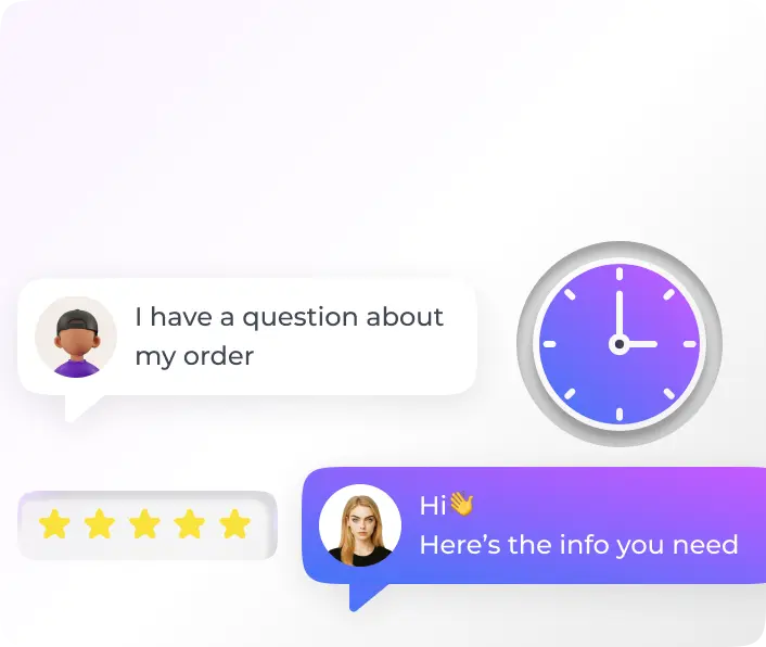 Instant procurement answer chat