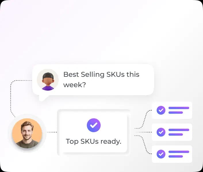 Conversational sales interface