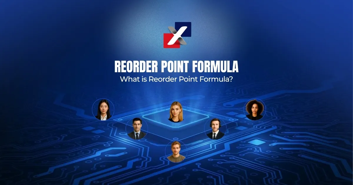 Reorder point formula guide cover image from ExactFlow inventory planning software