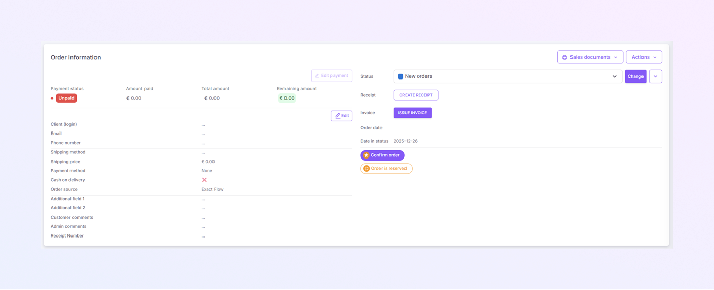 add a new Payer Module mockup