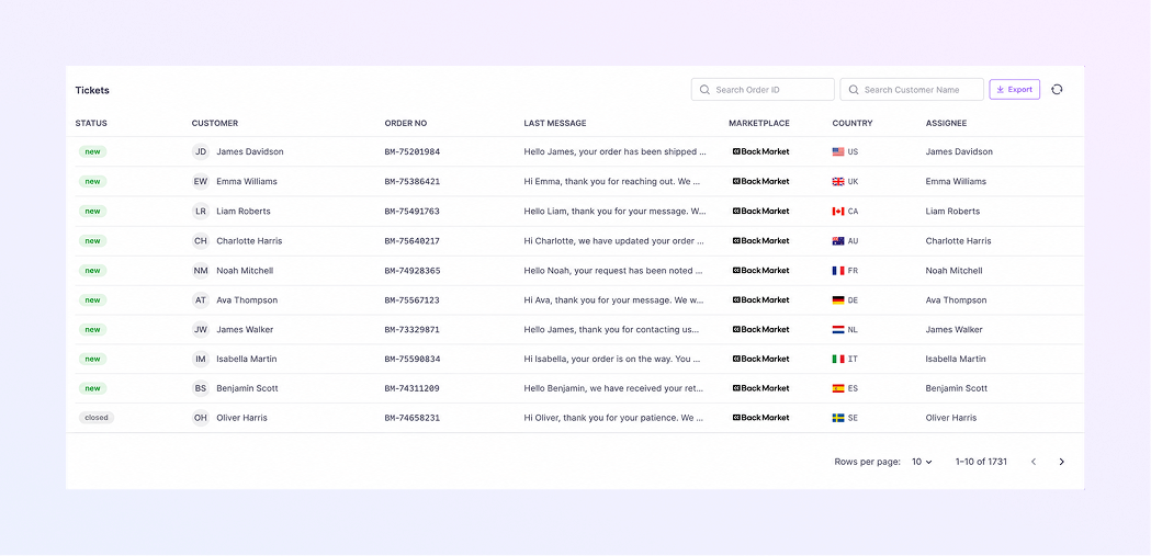 add a new Payer Module mockup