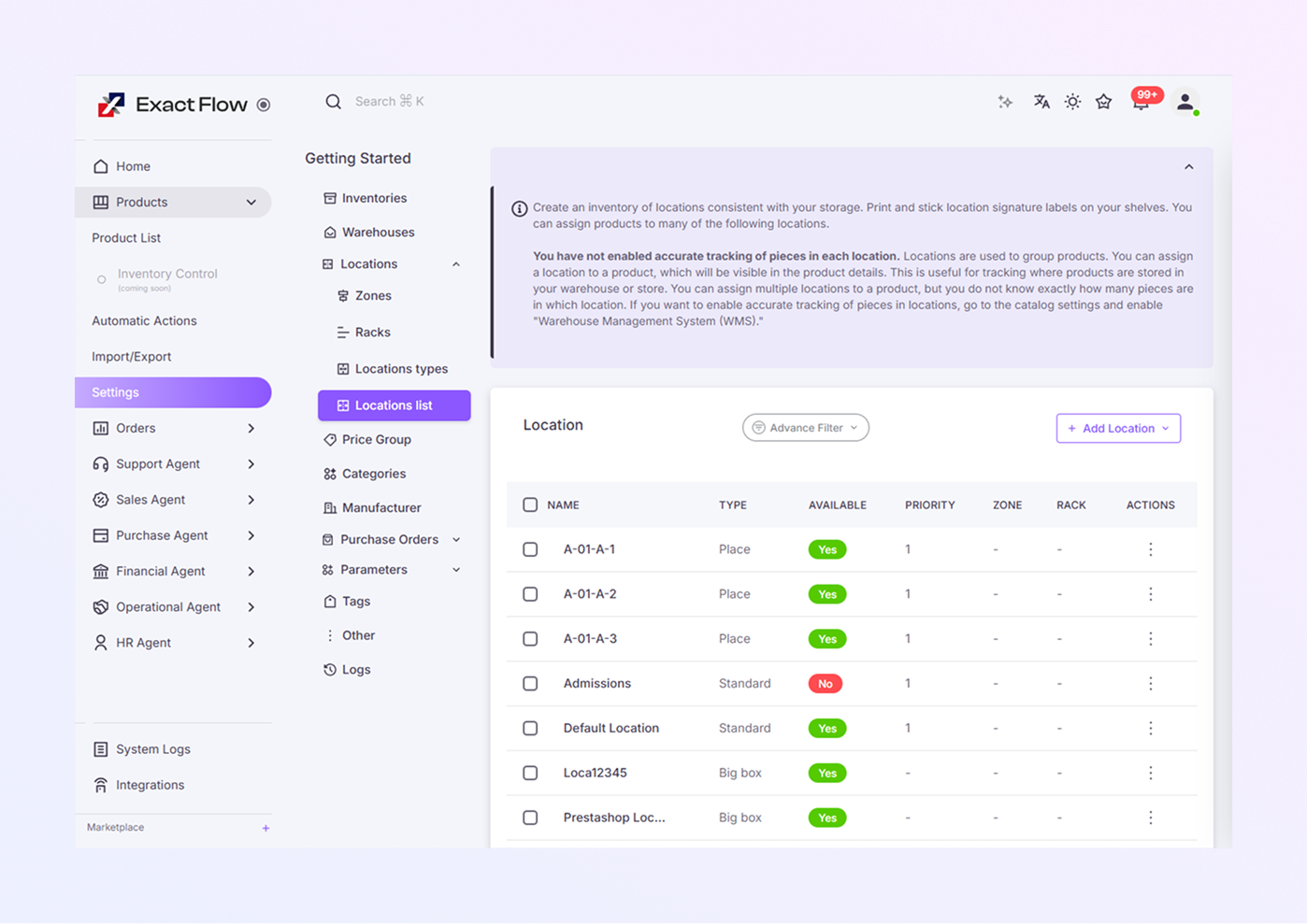 How to Open the Product Module mockup