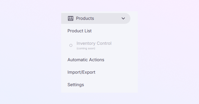 How to Open the Product Module mockup
