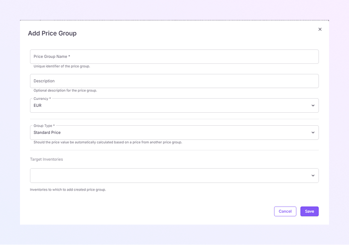 add Price Module mockup