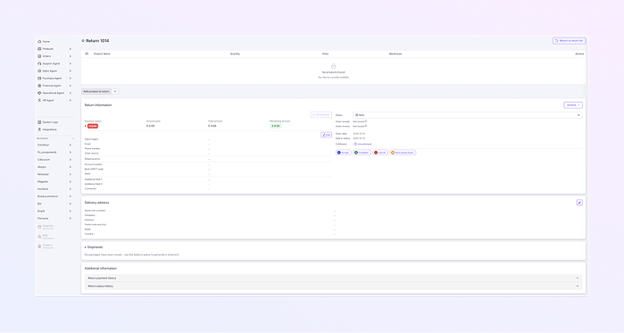 add a new Payer Module mockup