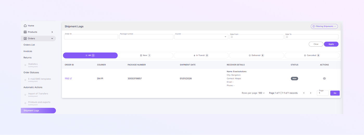 add a new Payer Module mockup