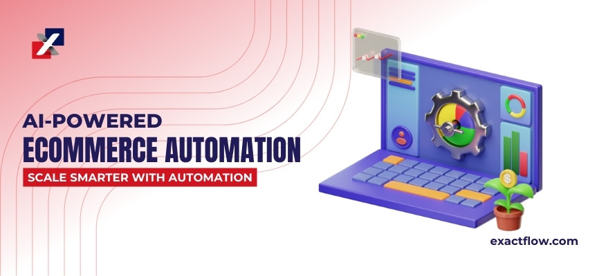 ai ecommerce automation system illustration