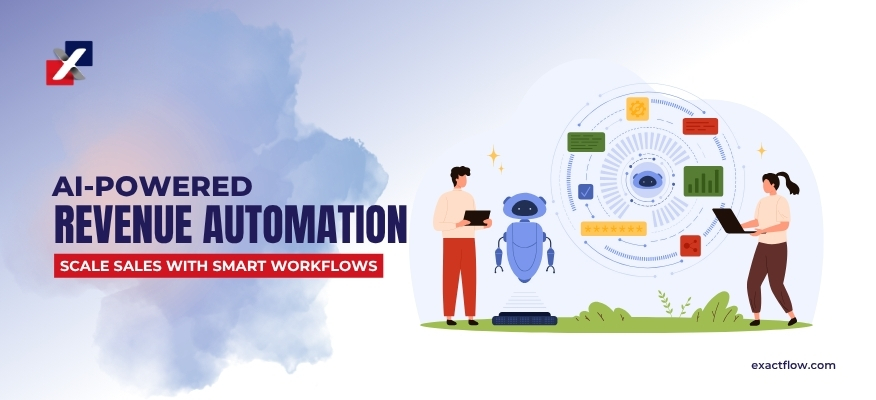 AI revenue automation ecommerce illustration