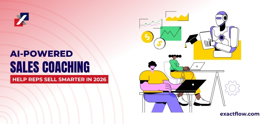 ai powered sales coaching dashboard illustration