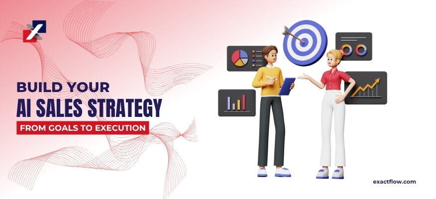 AI sales strategy roadmap illustration