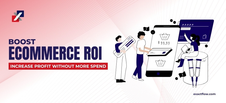 ROI formula calculation educational illustration